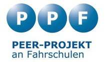 Logo vom PEER-Projekt an Fahrschulen (Magdeburg)