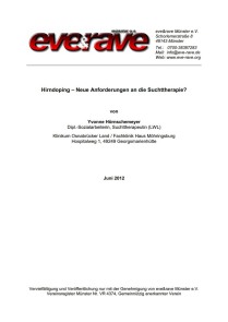 Substanzkonsum in der jungen Ausgehszene (IFT, 27.08.2014)